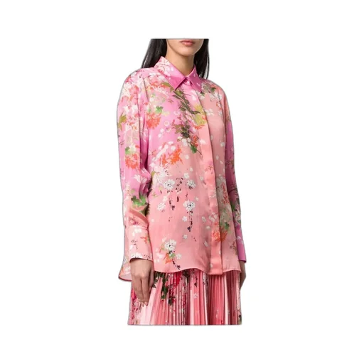 Floral Print Long-Sleeved Shirt