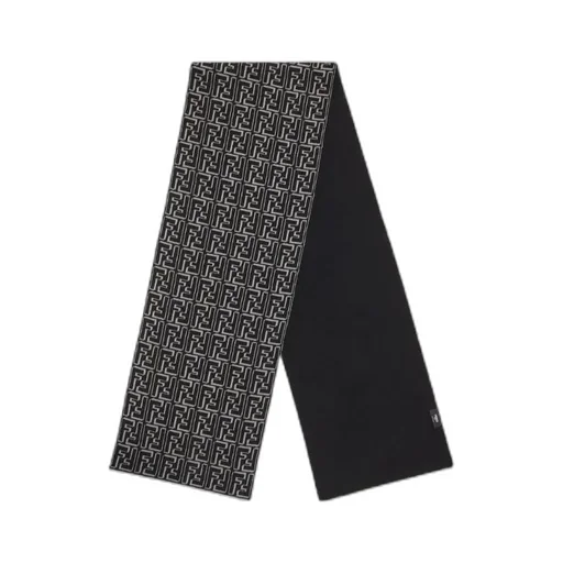 Fendi Allover Ff Jacquard Scarf