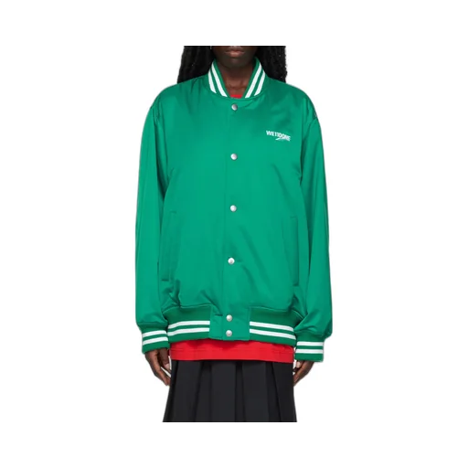 Logo-Print Bomber Jacket