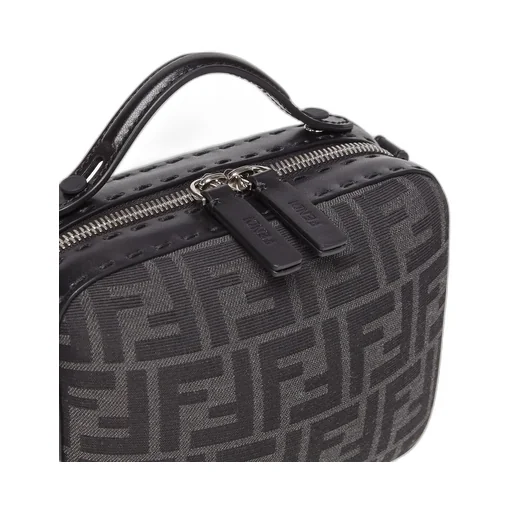 Fendi Ff Jacquard Zipped Mini Tote Bag