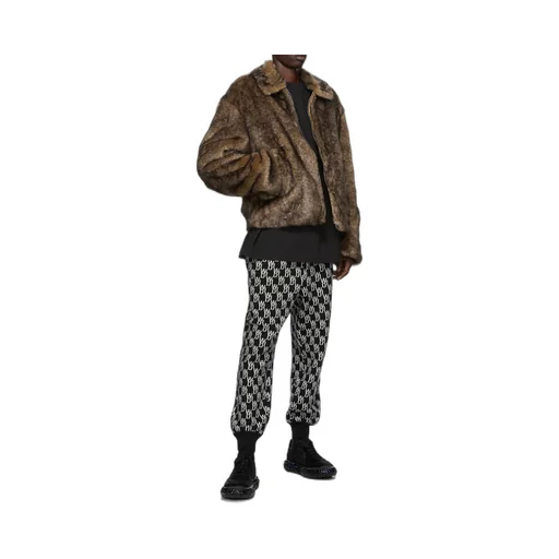 Logo Jacquard Knitted Trousers