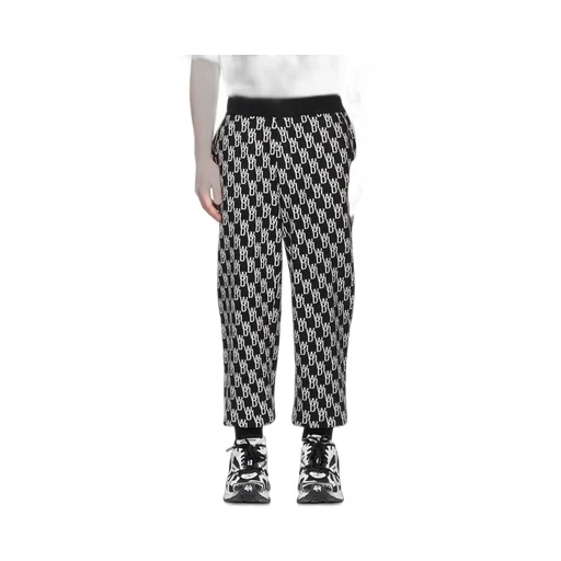Logo Jacquard Knitted Trousers