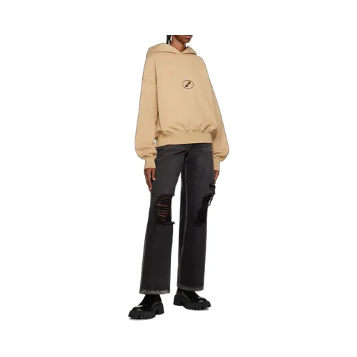 Logo Print Cotton Hoodie