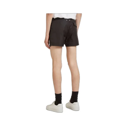 Black Drawstring Beach Pants