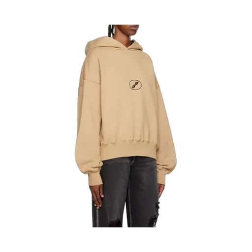Logo Print Cotton Hoodie