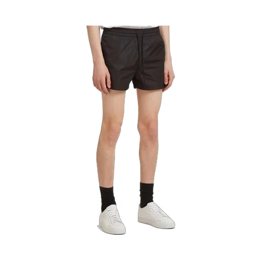 Black Drawstring Beach Pants