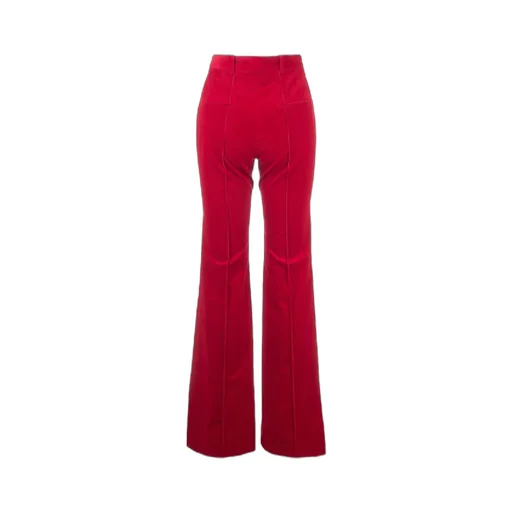 High-Waisted Straight-Leg Trousers