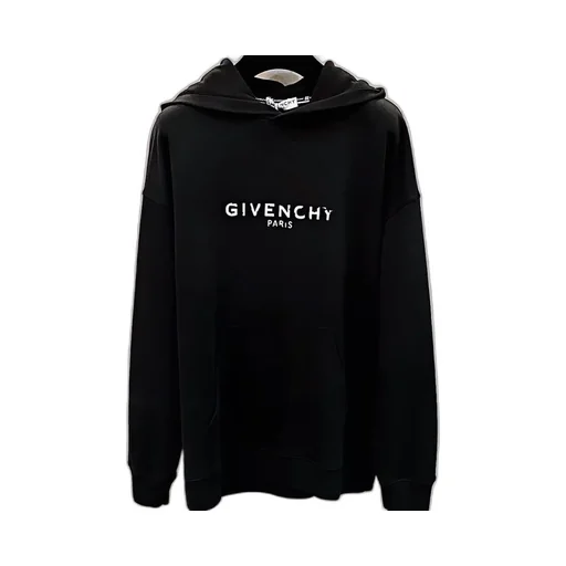 Vintage-Effect Logo Oversized Hoodie