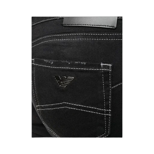Elastic Low-Rise Jeans