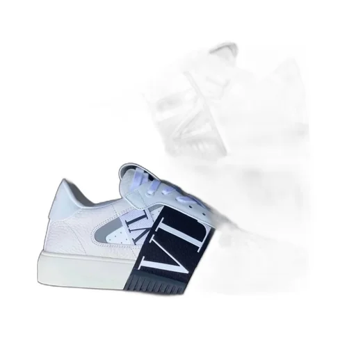 Valentino Vl7N Round Toe Lace-Up Sneakers