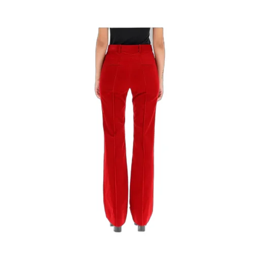 High-Waisted Straight-Leg Trousers