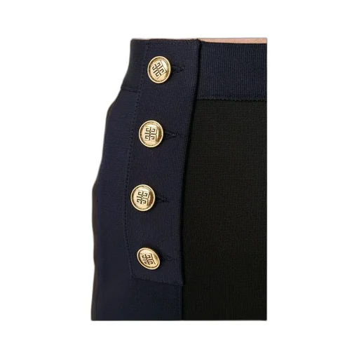 High-Waisted Two-Tone Skirt