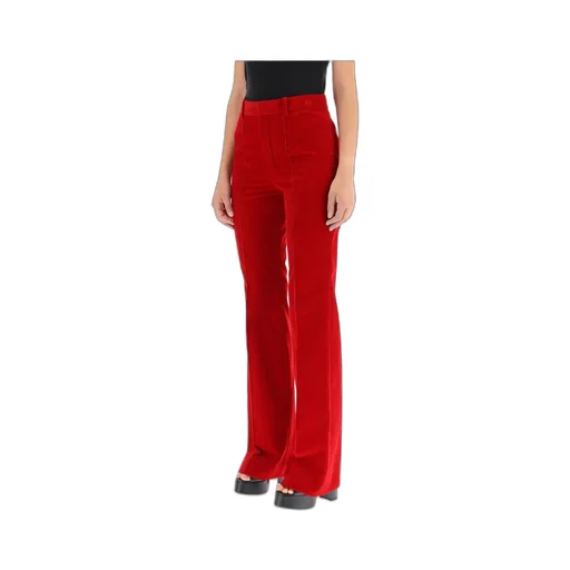 High-Waisted Straight-Leg Trousers