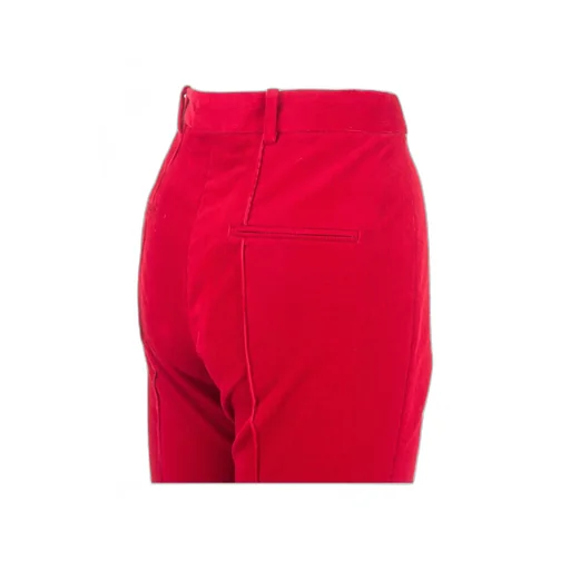 High-Waisted Straight-Leg Trousers
