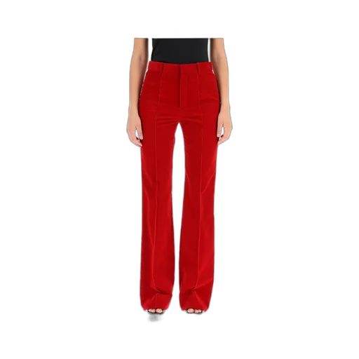 High-Waisted Straight-Leg Trousers