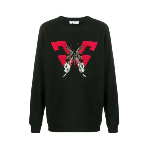 Butterfly Logo Pattern Sweater