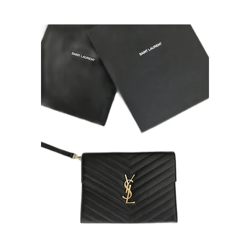Saint Laurent Cassandre Matelassé Flap Pouch