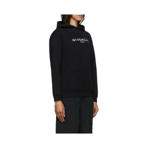 Vintage-Effect Logo Oversized Hoodie