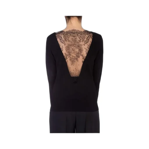 Lace Back Sweater