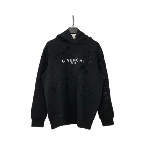 Distressed Logo Hoodie