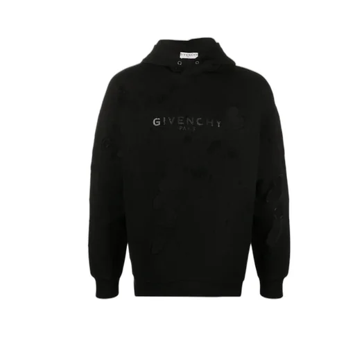 Distressed Logo Hoodie
