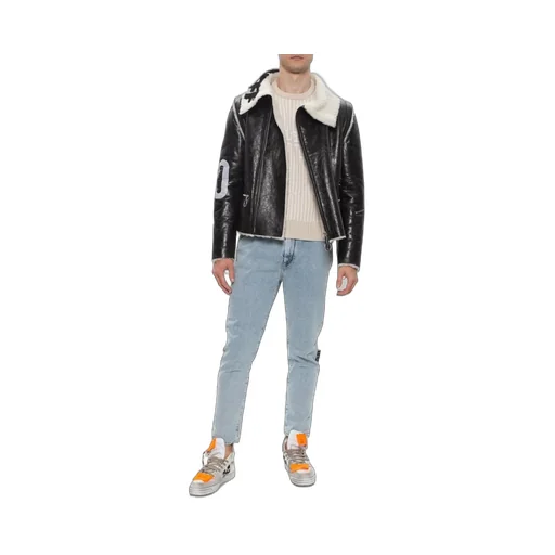 Bleached-Effect Slim-Fit Jeans