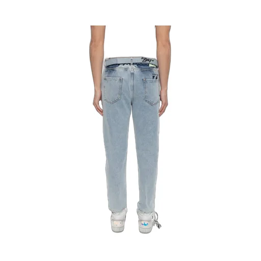 Bleached-Effect Slim-Fit Jeans
