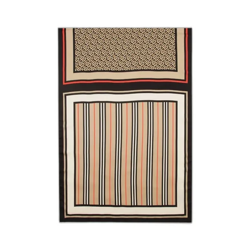 Burberry Monogram Check Print Scarf