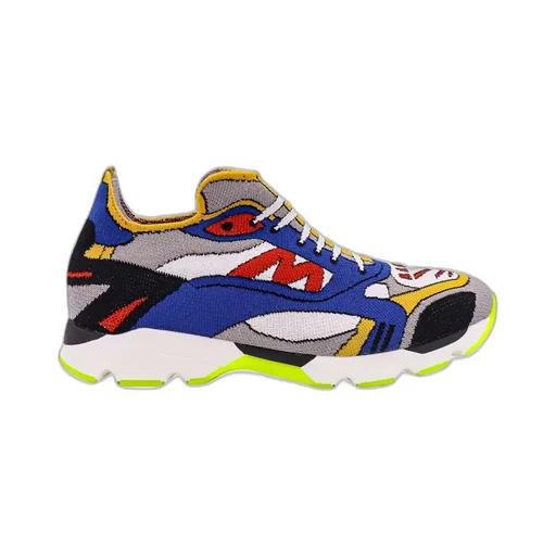 Marni Trompe L'oeil-Printed Round-Toe Sneakers