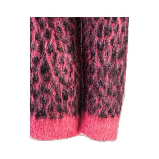 Saint Laurent Leopard Knitted Cardigan