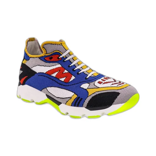 Marni Trompe L'oeil-Printed Round-Toe Sneakers