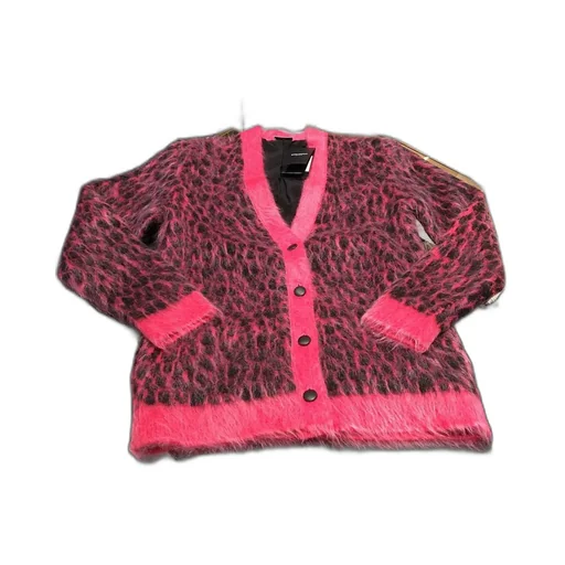 Saint Laurent Leopard Knitted Cardigan
