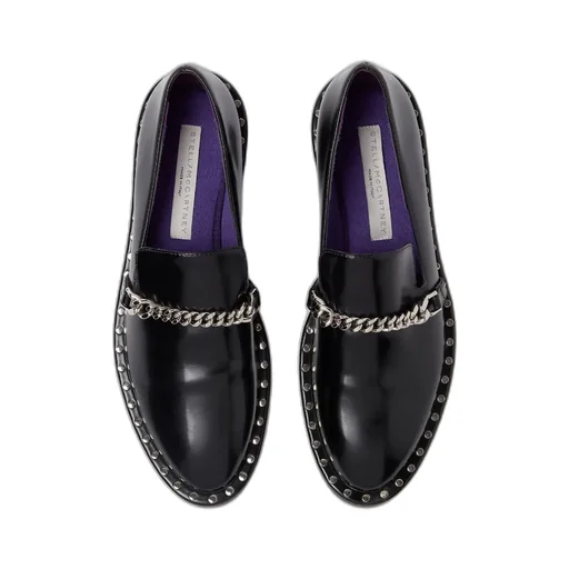 Stella Mccartney Falabella Chain-Linked Slip-On Loafers