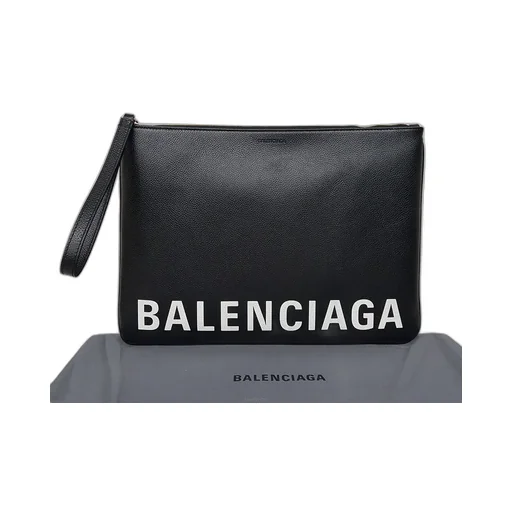 Logo Clutch Bag