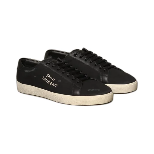 Saint Laurent Court Classic Sl/06 Embroidered Sneakers