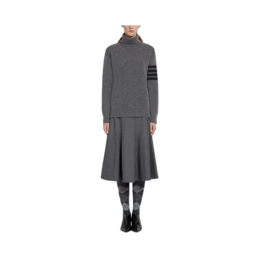 Thom Browne 4-Bar Turtleneck Sweater