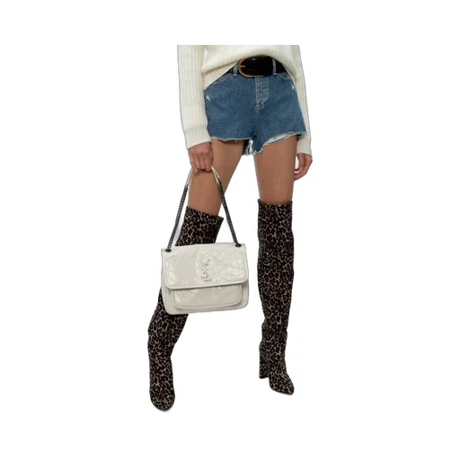 Saint Laurent Niki Chain-Link Medium Shoulder Bag