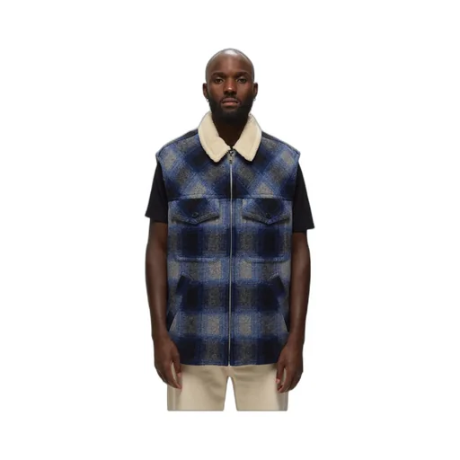Isabel Marant Plaid Checked Zip-Up Gilet