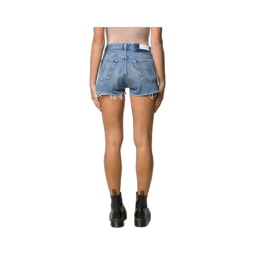 Re/Done Distressed Denim Shorts