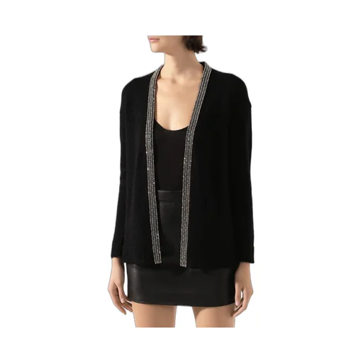 Bead-Embellished Cardigan
