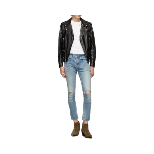 Saint Laurent Long-Sleeved Biker Jacket