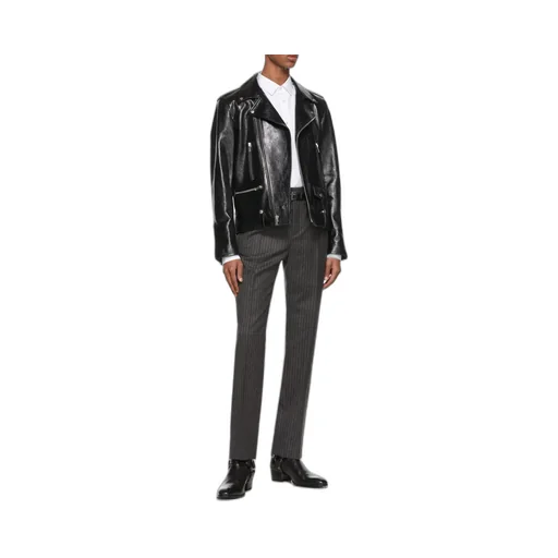 Saint Laurent Long-Sleeved Biker Jacket