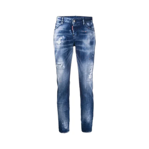 Distressed Cropped Jeans