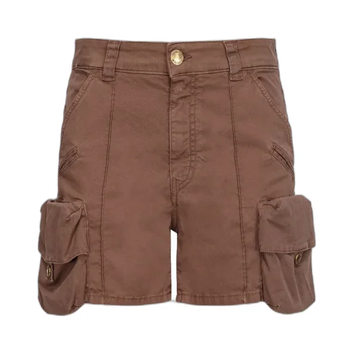 Pinko Low-Waist Thigh-Length Cargo Shorts