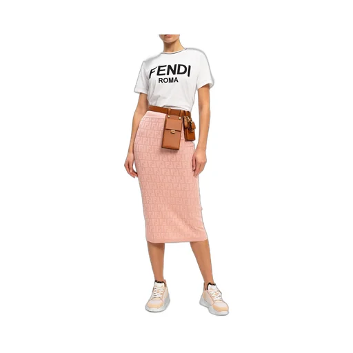 Low Top In Pink Nylon And Suede