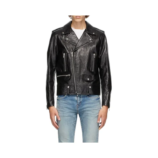 Saint Laurent Long-Sleeved Biker Jacket