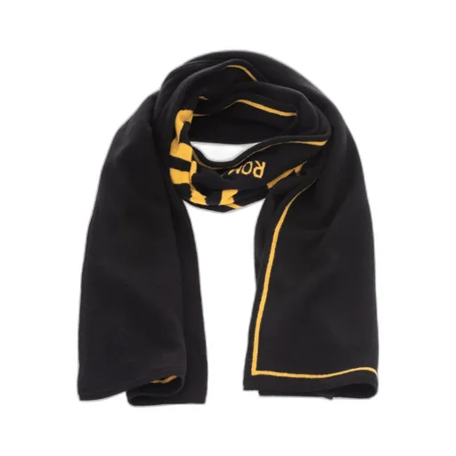 Logo-Intarsia Knitted Scarf