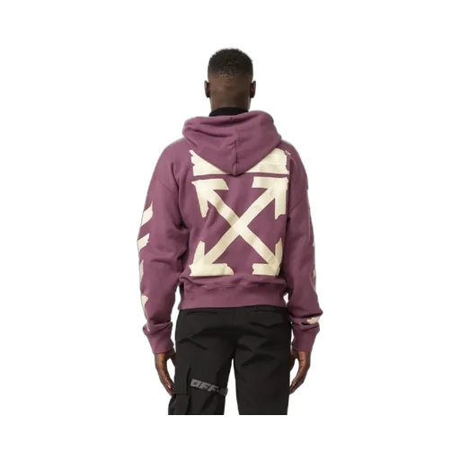 Tape Arrows Print Hoodie