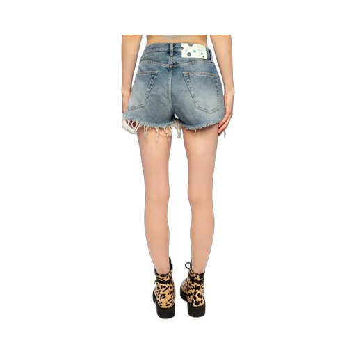 Raw Hem Denim Shorts