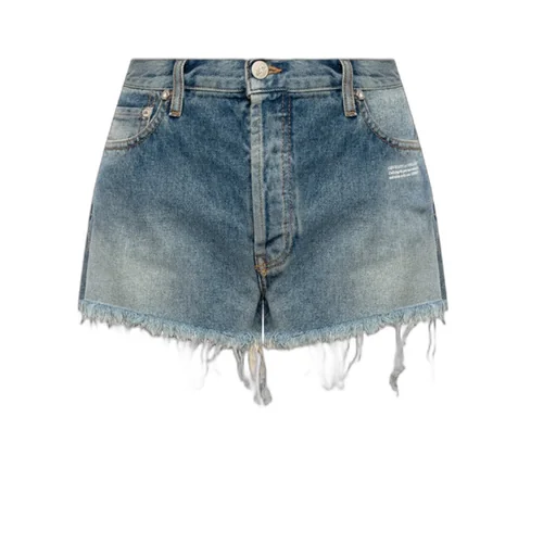 Raw Hem Denim Shorts